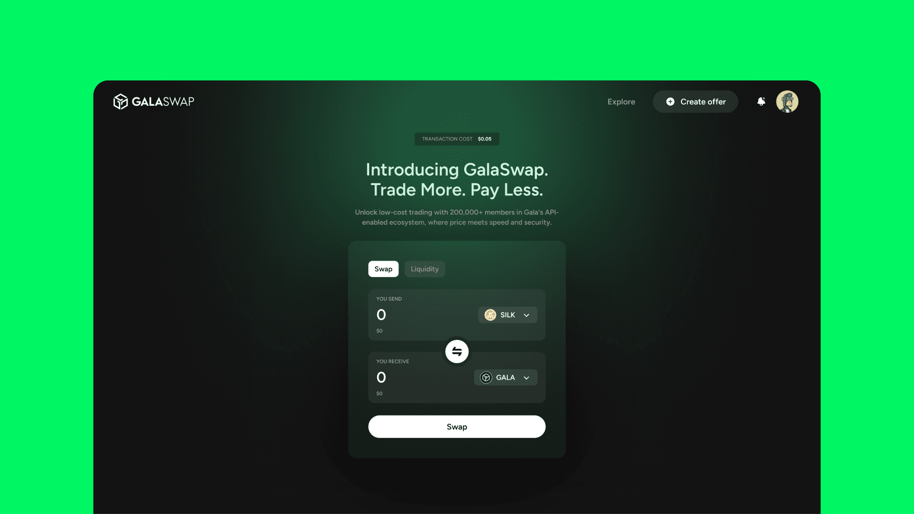 Gala campaign creative