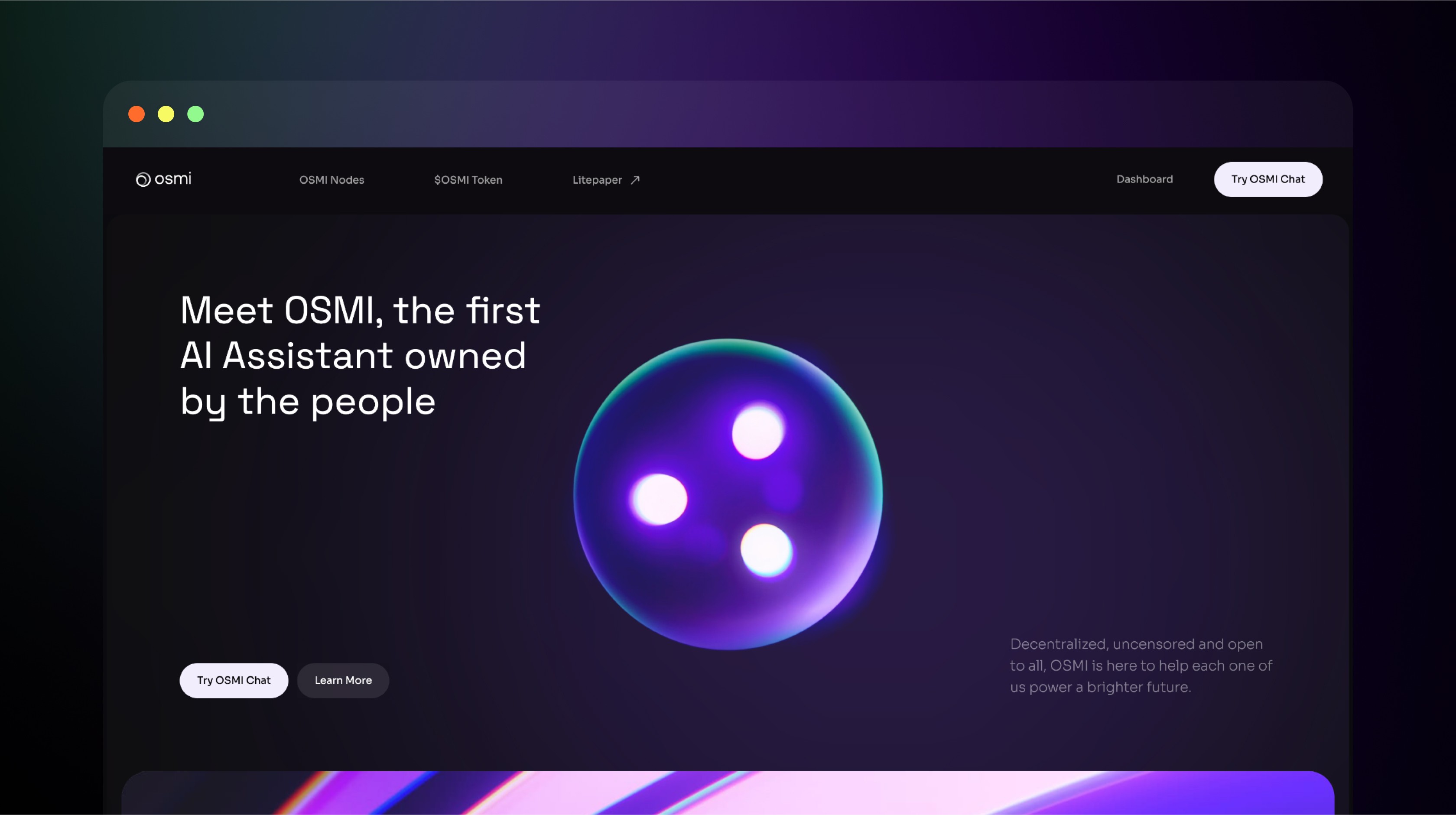 OSMI AI visual identity